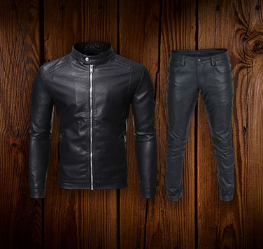 Leather Jacket & Pant